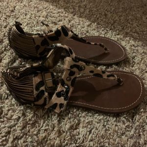 Steve Madden Cheetah Print Sandals